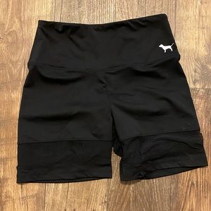 PINK Black Biker Shot with mesh inlay size M